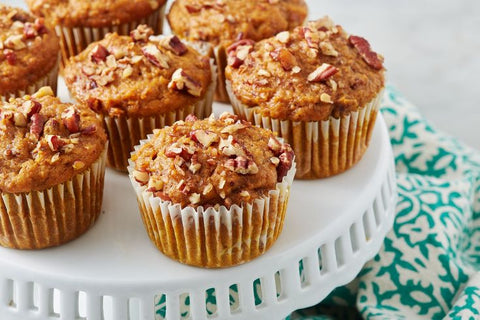 Muffins de Zanahoria y Nuez con Proteína +30 Sabor Vainilla