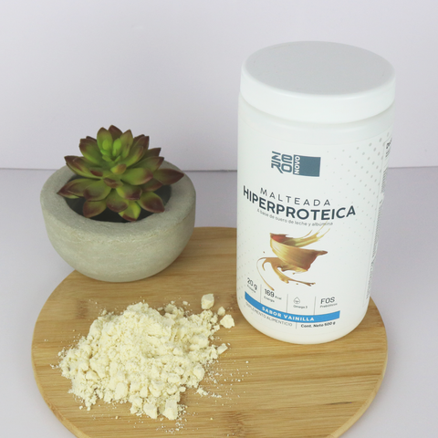 Malteada Hiperproteíca sabor Vainilla 500g