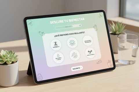 rutina wellness personalizada test interactivo