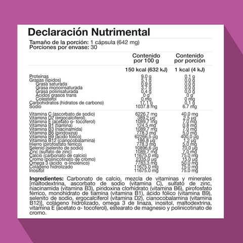 Multivitamínico ZeroNovo® para Mujer